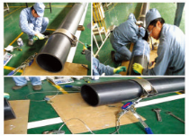 5、裝固定夾具、設(shè)置拉緊器